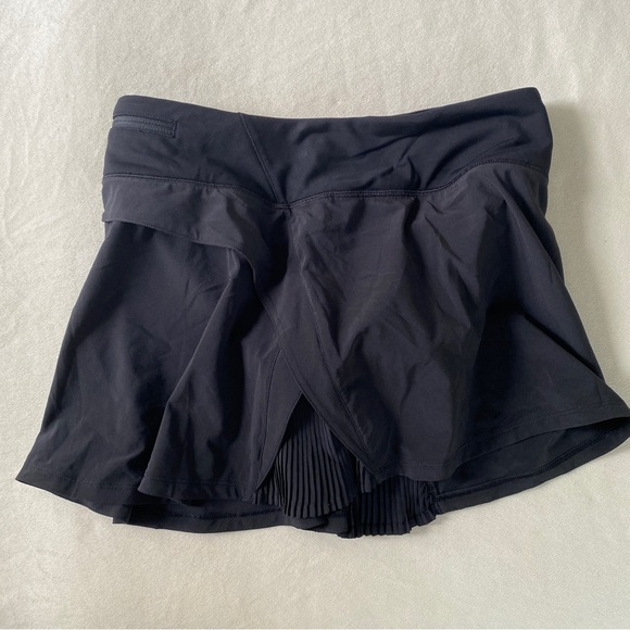 Lululemon Athletica Play Off The Pleats Tennis Skirt Size 4 Black - Picture 6 of 8